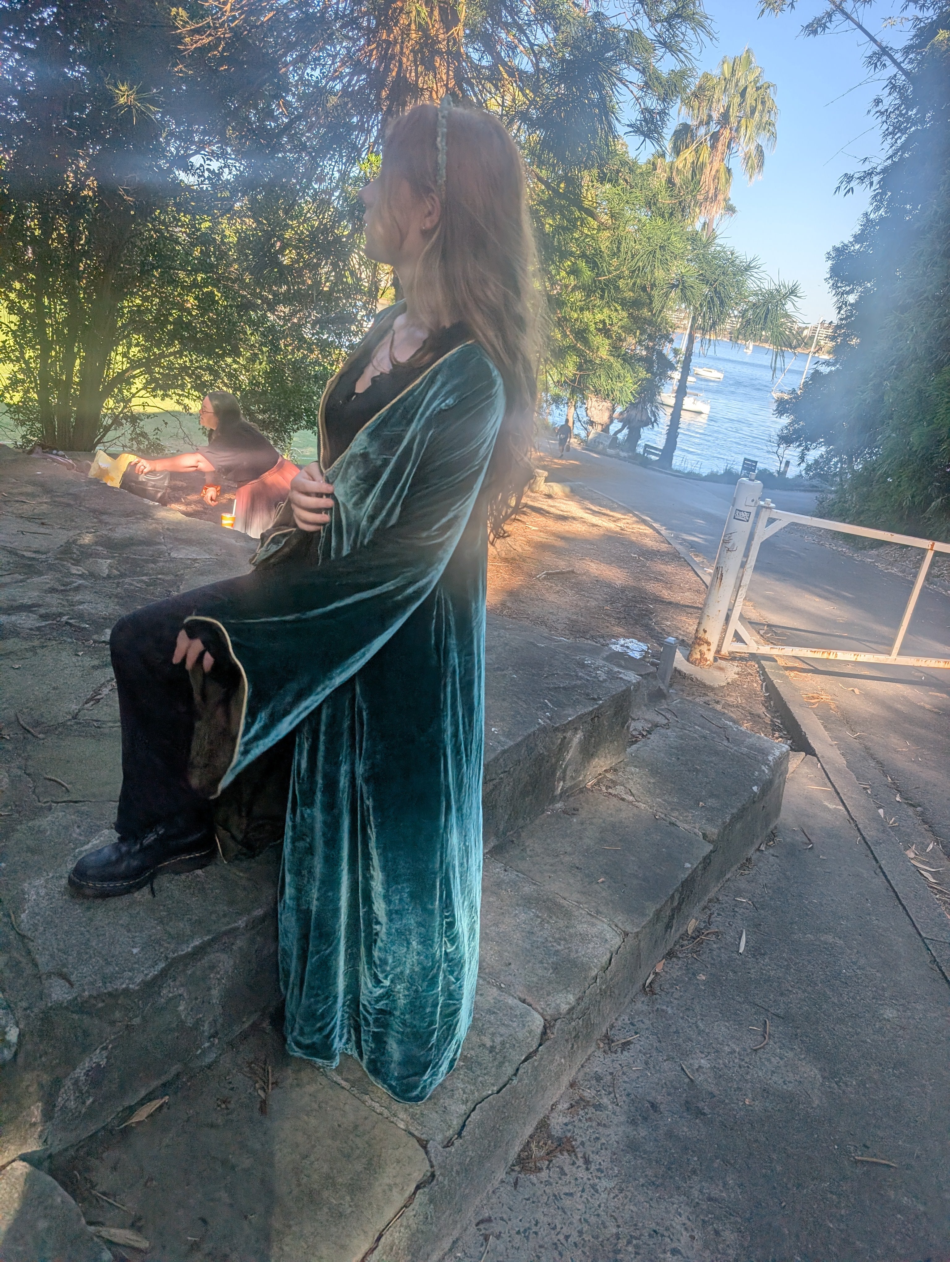 Mulberry Silk Velvet Night Gown