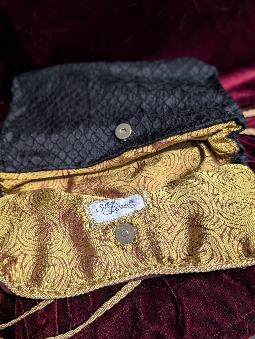 Four Fates Embroidered Bag