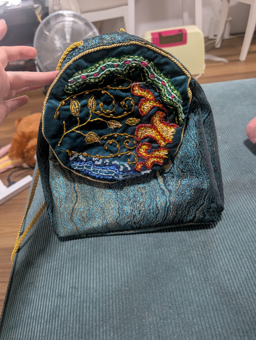 Four Elements Hand Embroidered Bag
